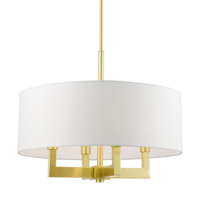 Livex Cresthaven 4 Light Pendant/Chandelier