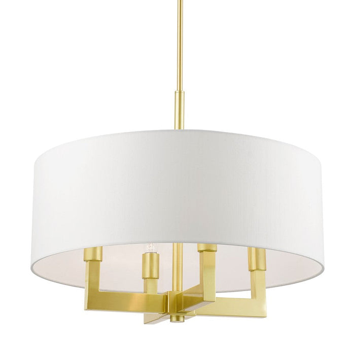 Livex Cresthaven 4 Light Pendant/Chandelier