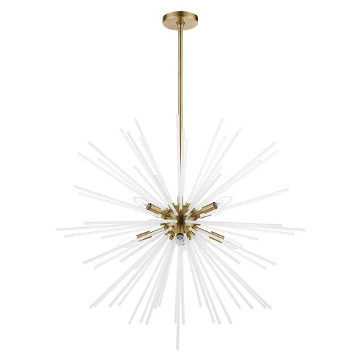 Livex Uptown 8 Light Large Foyer Chandelier