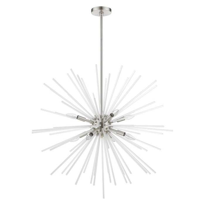 Livex Uptown 8 Light Large Foyer Chandelier