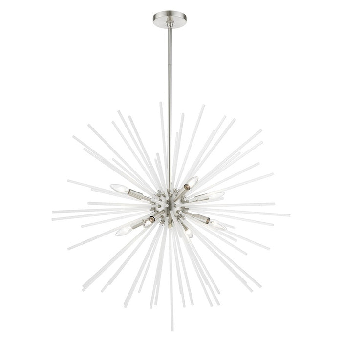 Livex Uptown 8 Light Large Foyer Chandelier