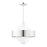 Livex Orenburg 10 Light Pendant, Nickel/Nickel Drum/Crystal Rods - 48876-35