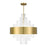 Livex Orenburg 14 Lt Large Pendant Chandelier, Brass/Crystal Rods - 48877-08