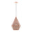 Livex Aberdeen 1 Light Pendant, Rose Gold/Rose Gold Shade - 48924-86