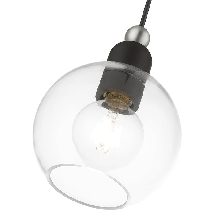 Livex Downtown 1 Light Sphere Mini Pendant