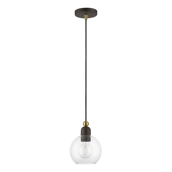 Livex Downtown 1 Light Sphere Mini Pendant