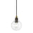 Livex Downtown 1 Light Sphere Mini Pendant