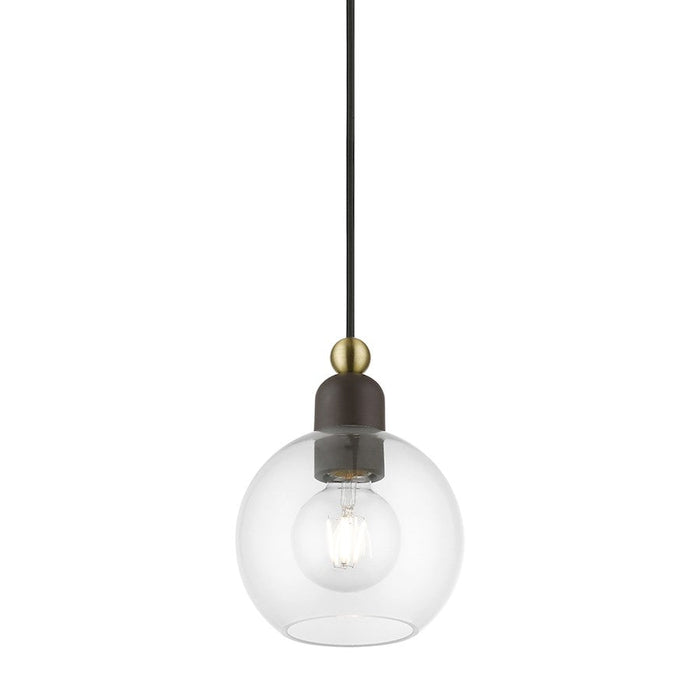 Livex Downtown 1 Light Sphere Mini Pendant