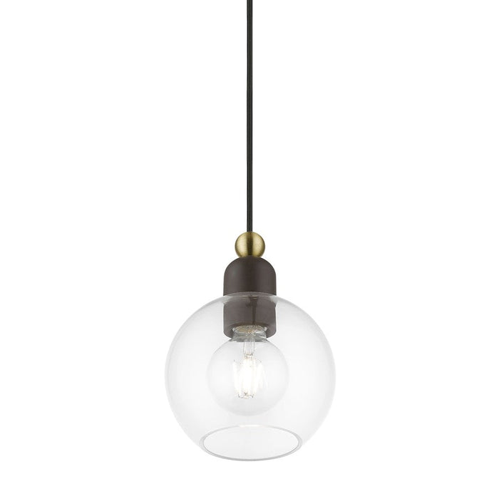 Livex Downtown 1 Light Sphere Mini Pendant