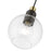 Livex Downtown 1 Light Sphere Mini Pendant