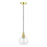 Livex Downtown 1 Light Sphere Mini Pendant