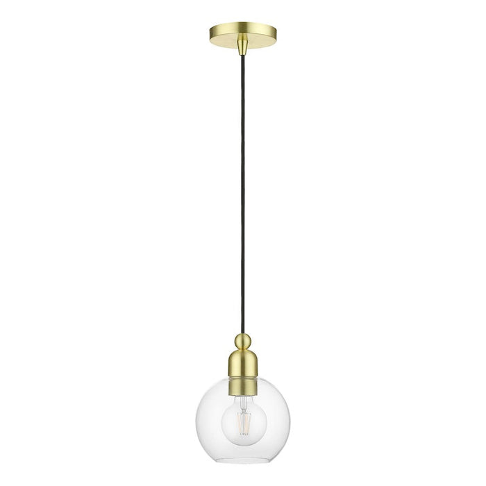 Livex Downtown 1 Light Sphere Mini Pendant