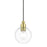 Livex Downtown 1 Light Sphere Mini Pendant