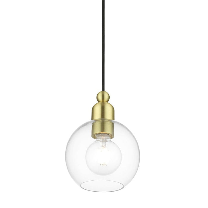 Livex Downtown 1 Light Sphere Mini Pendant