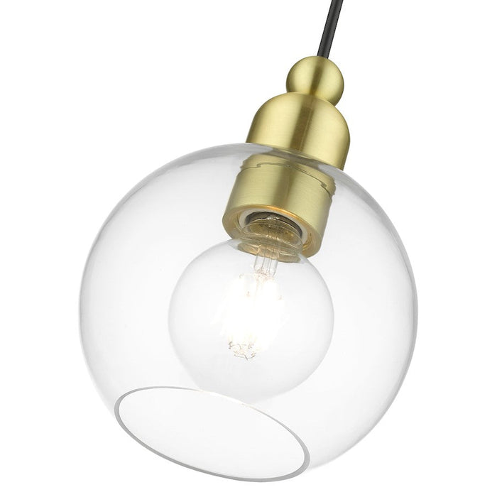 Livex Downtown 1 Light Sphere Mini Pendant