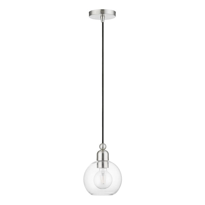 Livex Downtown 1 Light Sphere Mini Pendant