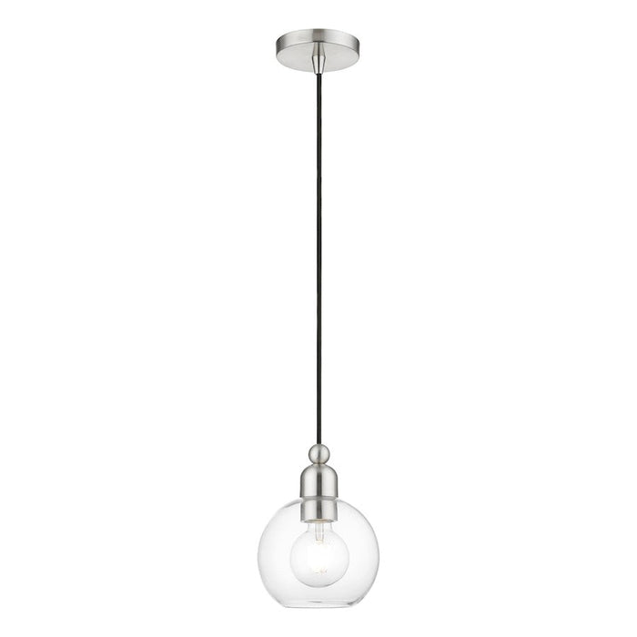 Livex Downtown 1 Light Sphere Mini Pendant