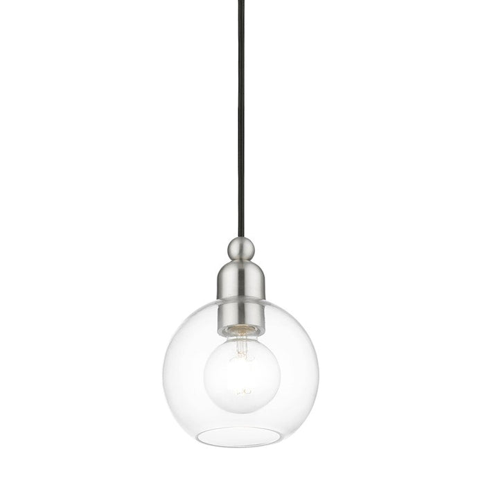 Livex Downtown 1 Light Sphere Mini Pendant