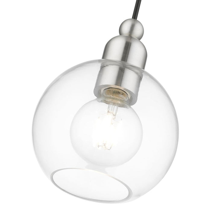 Livex Downtown 1 Light Sphere Mini Pendant