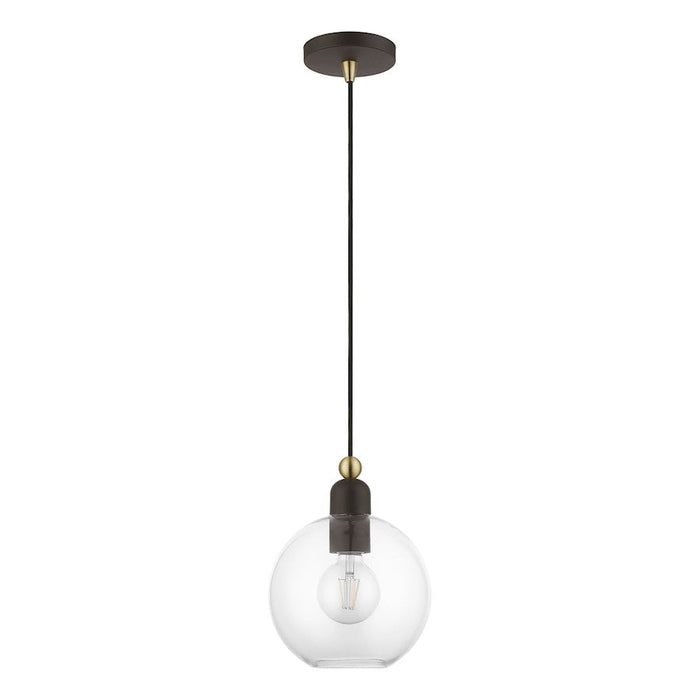 Livex Downtown 1 Light Sphere Pendant