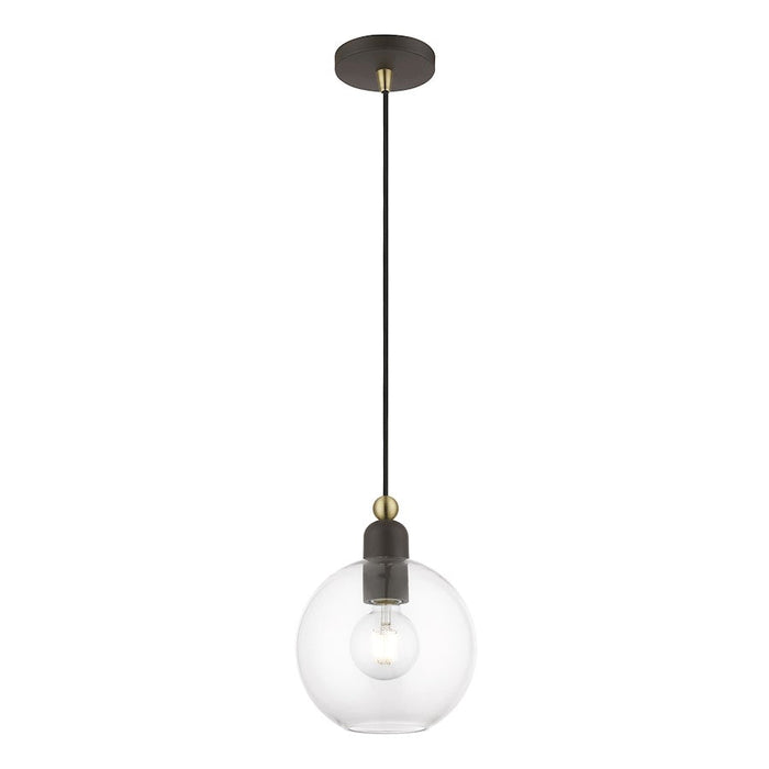 Livex Downtown 1 Light Sphere Pendant