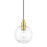 Livex Downtown 1 Light Sphere Pendant