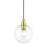 Livex Downtown 1 Light Sphere Pendant