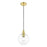 Livex Downtown 1 Light Sphere Pendant