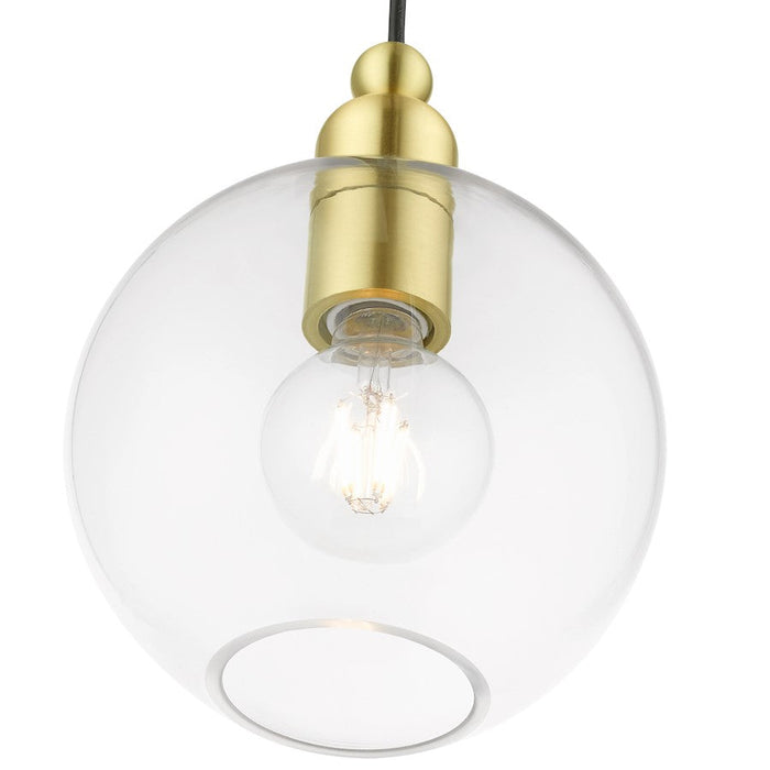 Livex Downtown 1 Light Sphere Pendant