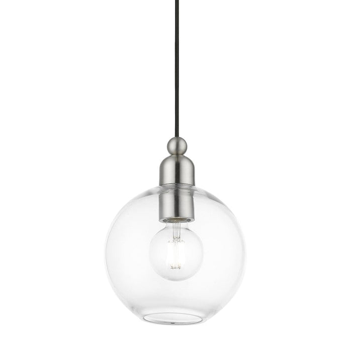 Livex Downtown 1 Light Sphere Pendant