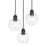 Livex Downtown 3 Light Sphere Multi Pendant