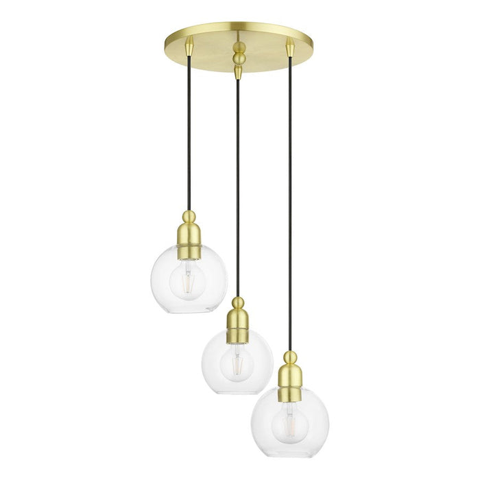 Livex Downtown 3 Light Sphere Multi Pendant