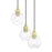 Livex Downtown 3 Light Sphere Multi Pendant