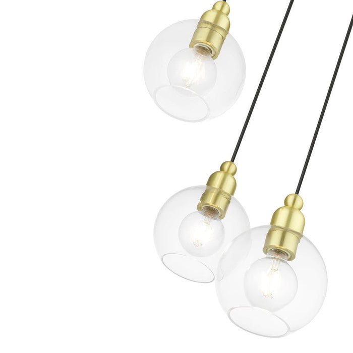 Livex Downtown 3 Light Sphere Multi Pendant