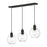 Livex Downtown 3 Light Sphere Linear Chandelier