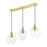 Livex Downtown 3 Light Sphere Linear Chandelier