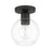 Livex Downtown 1 Light Sphere Semi-Flush Mount