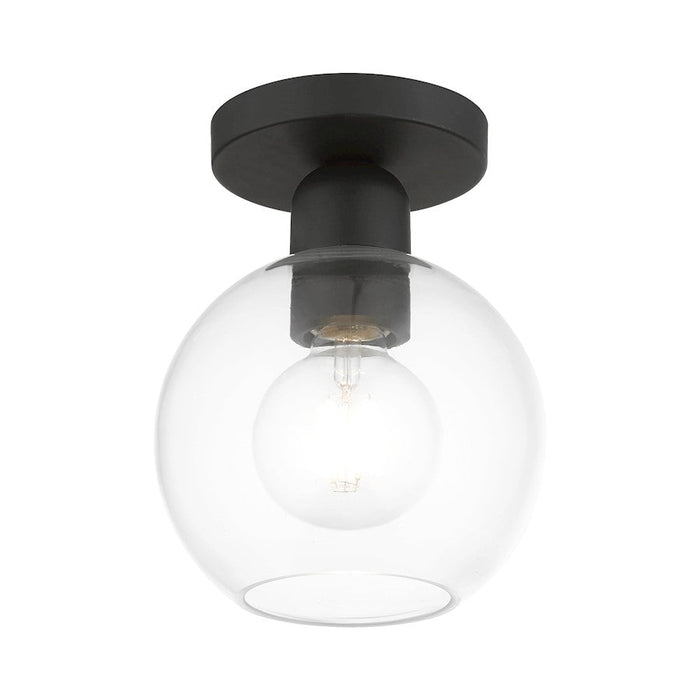 Livex Downtown 1 Light Sphere Semi-Flush Mount