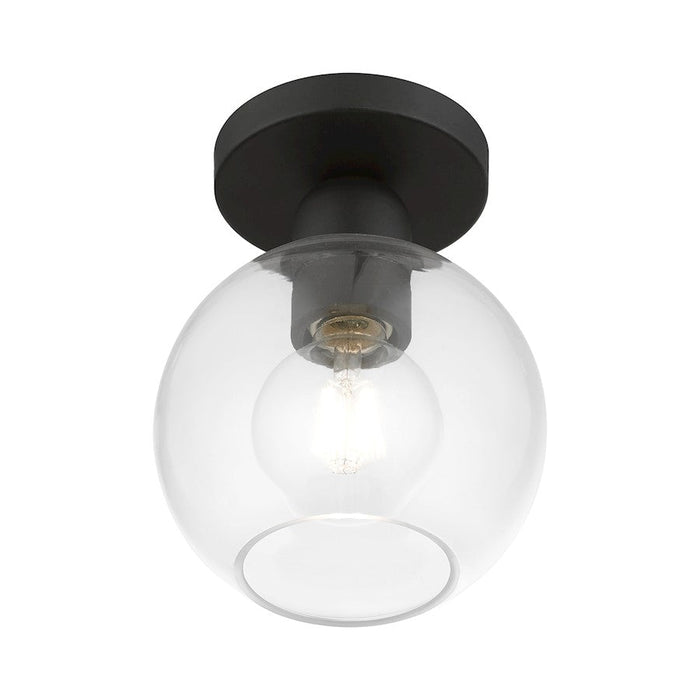 Livex Downtown 1 Light Sphere Semi-Flush Mount