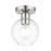 Livex Downtown 1 Light Sphere Semi-Flush Mount