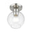 Livex Downtown 1 Light Sphere Semi-Flush Mount