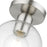 Livex Downtown 1 Light Sphere Semi-Flush Mount