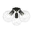 Livex Downtown 3 Light Sphere Semi-Flush Mount