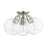 Livex Downtown 3 Light Sphere Semi-Flush Mount