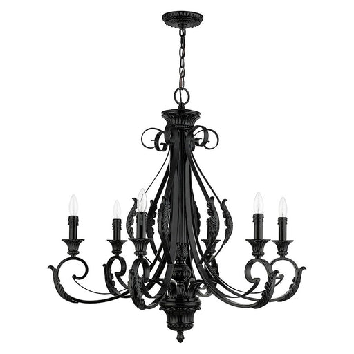 Livex Valencia 6 Light Large Chandelier