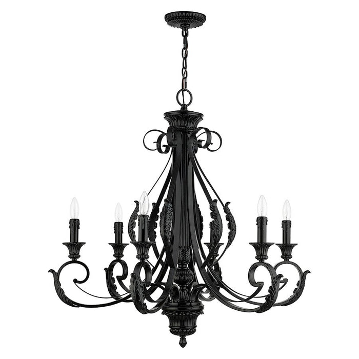 Livex Valencia 6 Light Large Chandelier