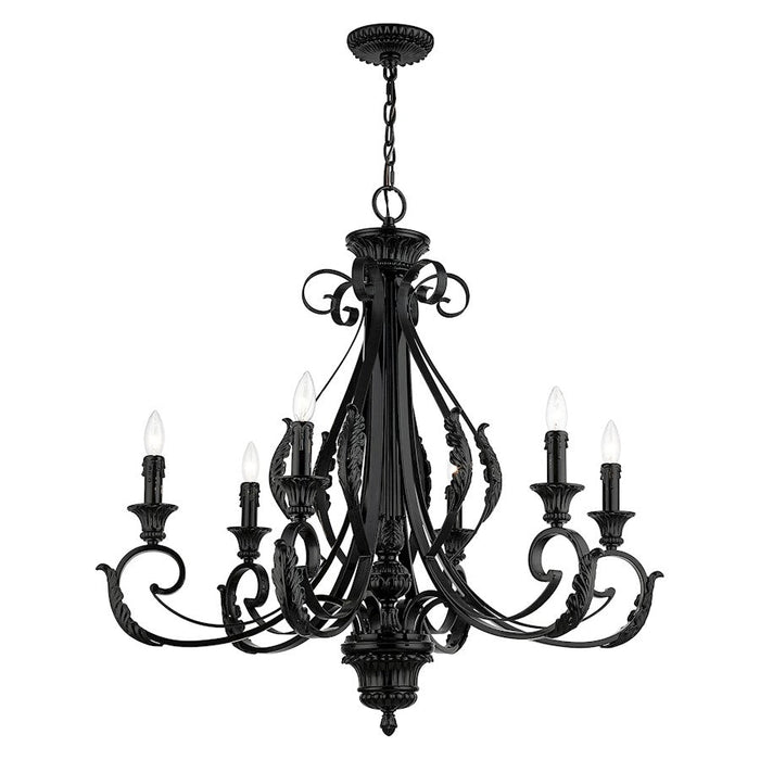 Livex Valencia 6 Light Large Chandelier