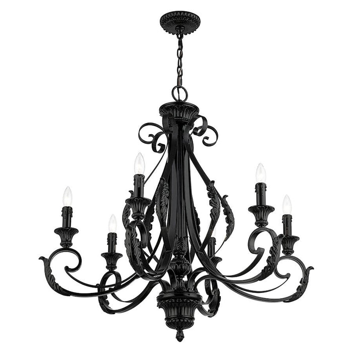 Livex Valencia 6 Light Large Chandelier