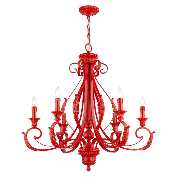 Livex Valencia 6 Light Large Chandelier