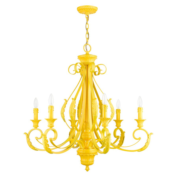 Livex Valencia 6 Light Large Chandelier